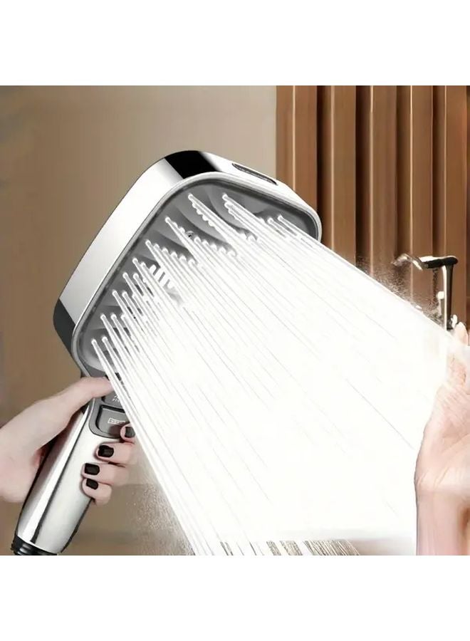 Upgraded Obsidian Black Shower Set With 8 Modes Large Panel Handheld Shower Head - Image 5